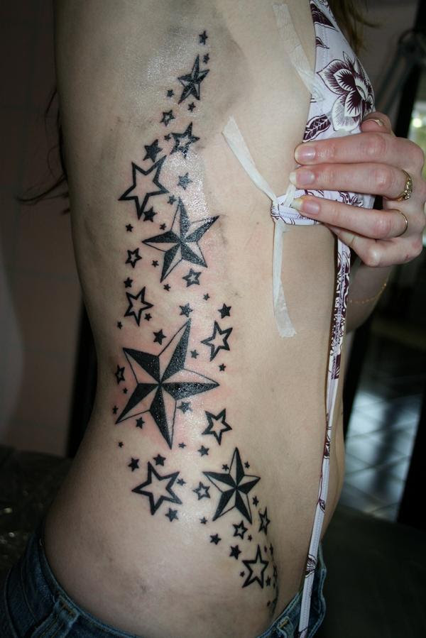 This side tattoo happens to be one 