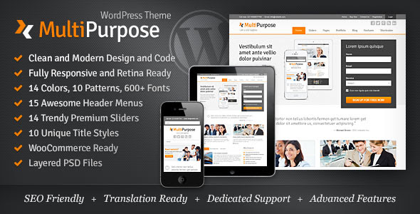 MultiPurpose v1.5.4 - Responsive WordPress Theme
