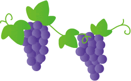 ぶどう 梨 秋のイラスト 無料イラスト