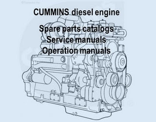 CUMMINS diesel engine spare parts
