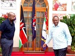 Museveni’s son visits Uhuru in Nairobi