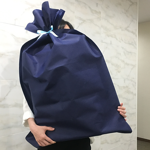 大きなおもちゃにぴったり 特大ラッピングにも名入れokです ラッピング バッグの森ブログ
