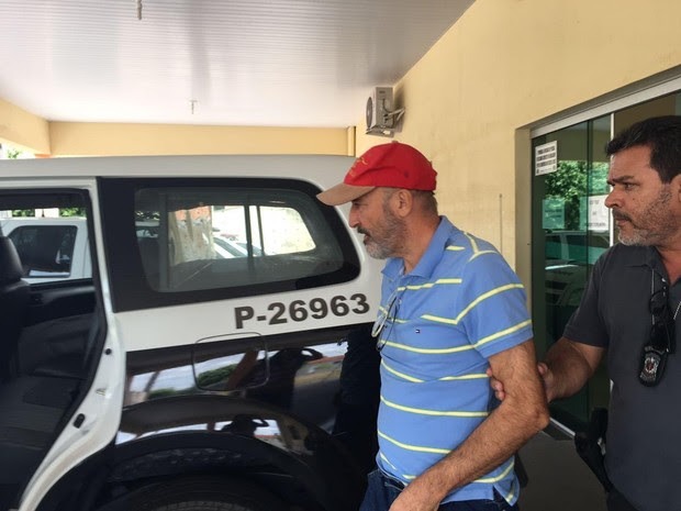 Júlio Omar Rodrigues foi preso nesta sexta-feira (17), em Presidente Bernardes (Foto: Heloise Hamada/G1)