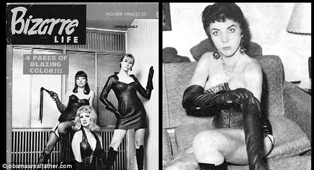 Porn star: 'Dreams From My Real Father' the DVD includes images of a woman said to be Ann Dunham clad in leather gloves, boots and a corset posing seductively on a couch