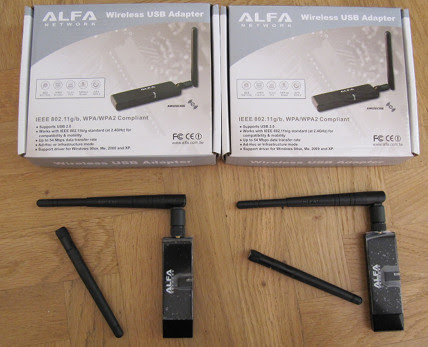 ALFA AWUS036E + 5dbi antenna