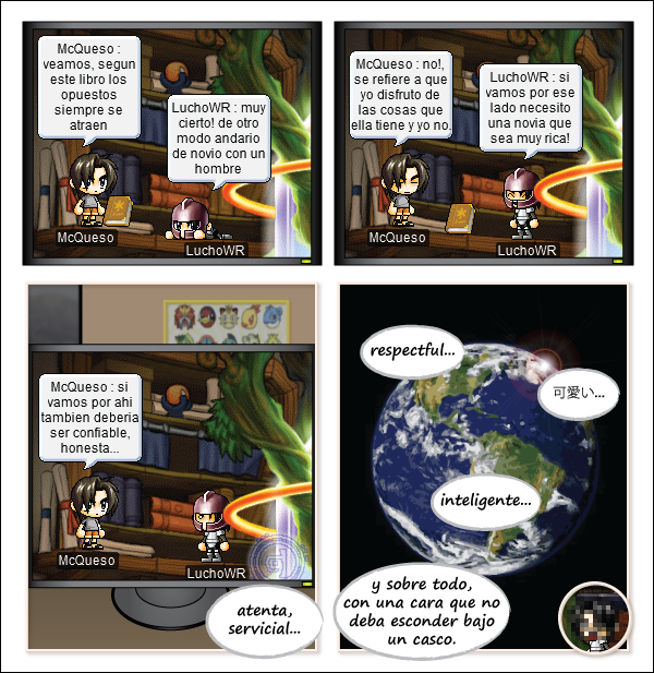Maple Story - Maple 8 Comic #012: Sol o Palabras