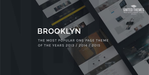 Brooklyn Creative One – Page Wordpress multipurpose theme