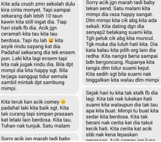 11 Tahun Kahwin Tetapi Masih Rindu Ex, Berdosakah Saya
