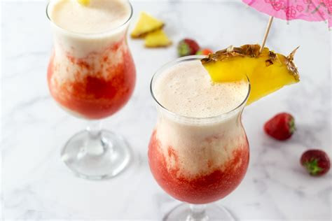 lava flow hawaiian tropical drink recipe