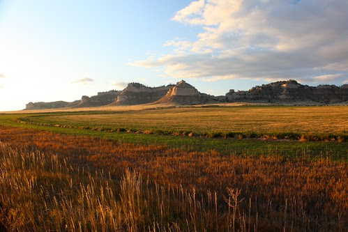 Bluffs south of Scotts Bluff, Nebraska