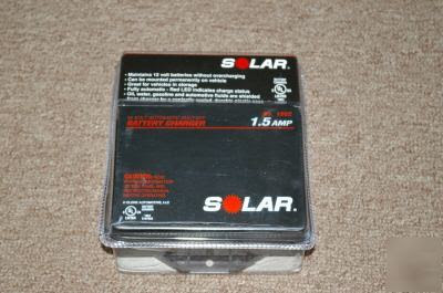amp solar 12V battery charger auto shutoff