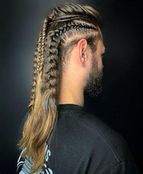 manly viking hairstyles  men   viking hair mens braids