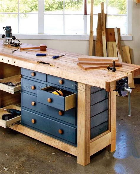 shaker workbench plans woodarchivist
