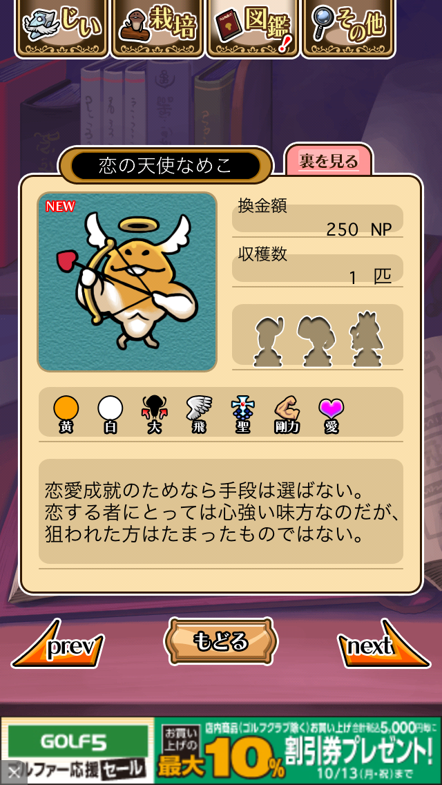 068 恋の天使なめこ Neoなめこ栽培キット キャラぱふぇカフェ なめこ栽培キット Nameko Saibai Kit