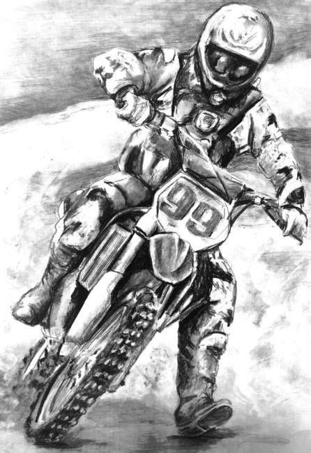 dirt bike  ally tate bike drawing bike art motorcycle drawing