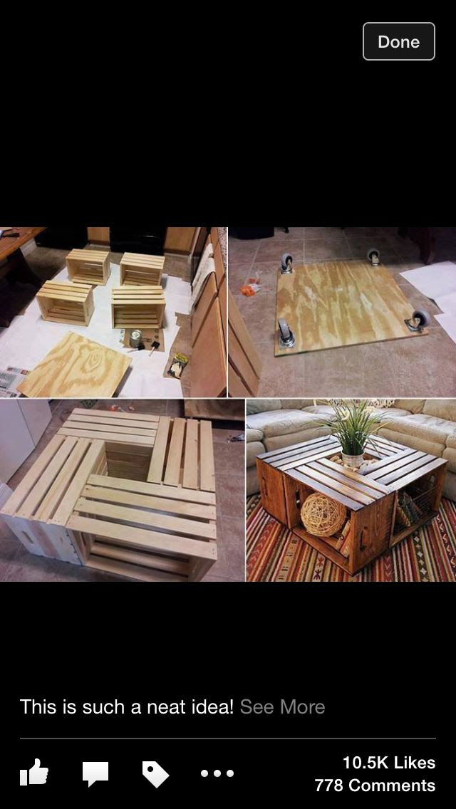 Cheap DIY coffee table | everything | Pinterest