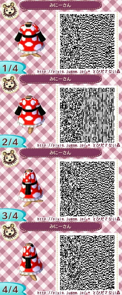 Qrコード ミニー ワンピース とびださない森