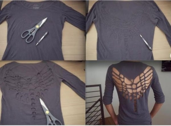 Amazing Cut Out T Shirt Diy Alldaychic