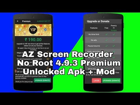AZ Screen Recorder – No Root Premium v 4.7.6 (Unlocked) Apk