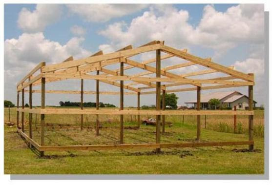 Here American wood pole barn plans ~ Bonnie