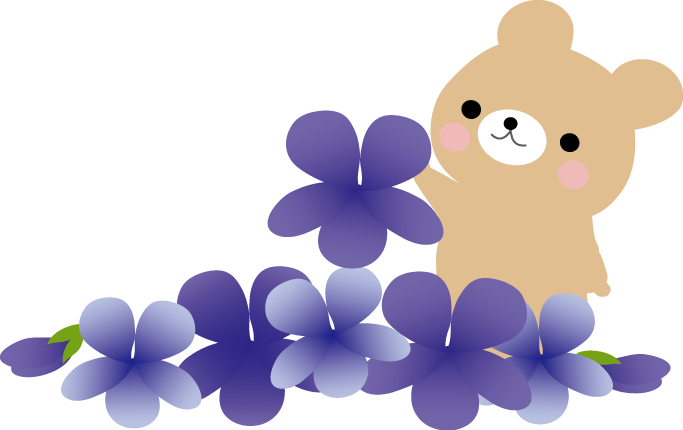 春 すみれ スミレのイラスト 無料イラスト フリー素材