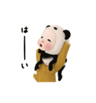 動く パンダタオル 日常 Lineスタンプ Dansian