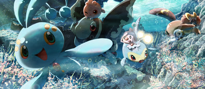 トップイラスト 水中散歩 ポケモン徹底攻略 ブログエディション