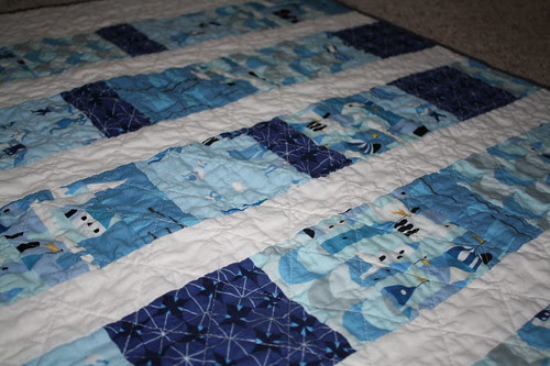 Charm Squares Baby Quilt