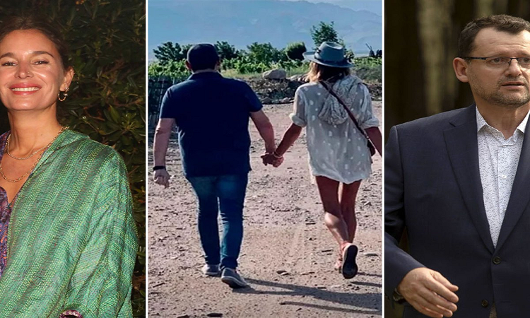Dolores Barreiro y Christophe Krywonis se mostraron juntos ...