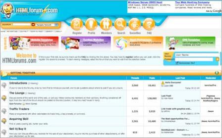HTML forum