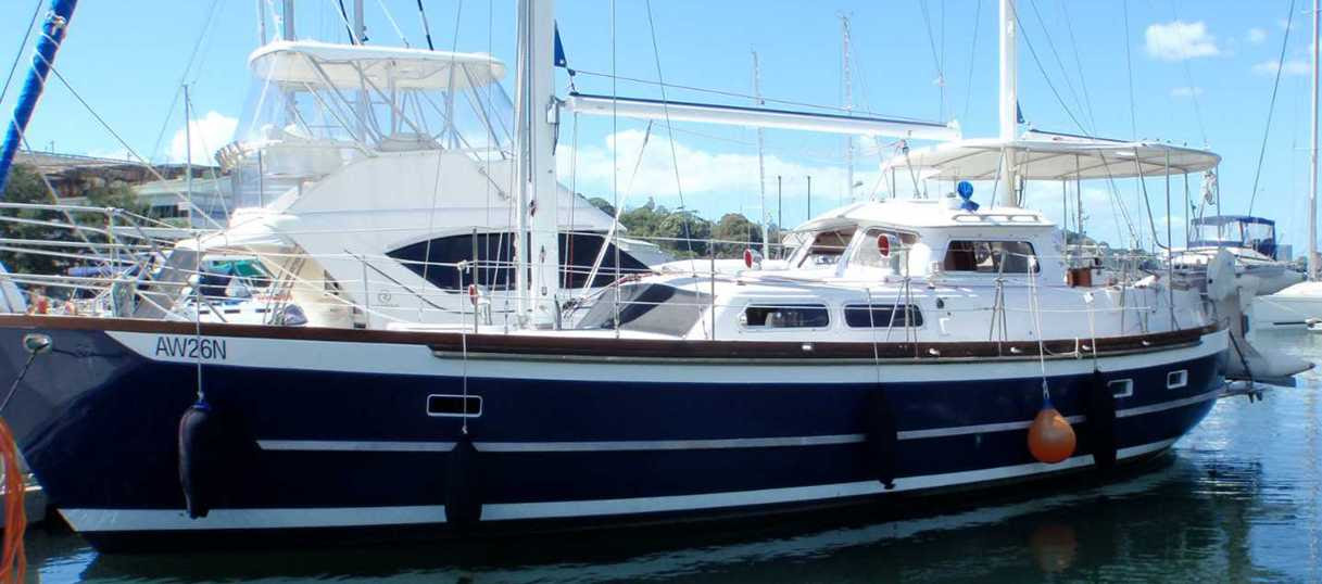 Cheoy Lee 43 "SUNDOWNER" Located Sydney Harbour