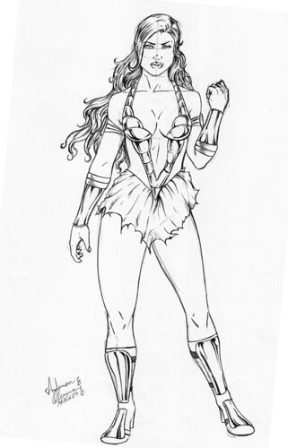 Um Desenho por Dia #9: Harpia de novo