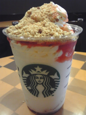 スタバのストロベリーチーズケーキフラペチーノ チョコレート ディスコミュニケーション