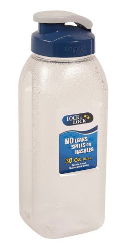 More image Lock & Lock Polyethylene Terephthalate Water Bottle, 30 ounce