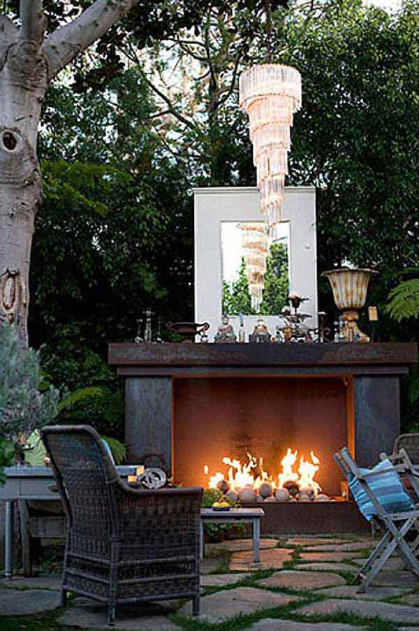 outdoor mantel ideas woohome 6