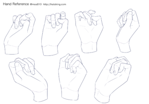 手のイラスト資料集 Hand Reference Hato King