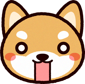 かわいい柴犬の顔イラスト 動物 素材のプチッチ
