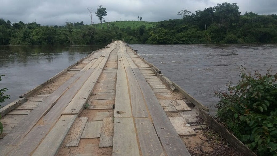 Resultado de imagem para fotos da ponte sobre o rio jamanxim