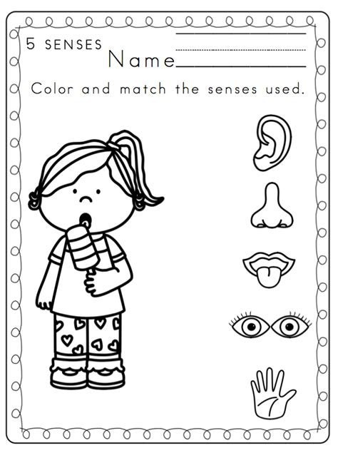 Are you looking for free 5 senses worksheets and printables for kids? five sense worksheet new 162 free five senses worksheets for preschoolers