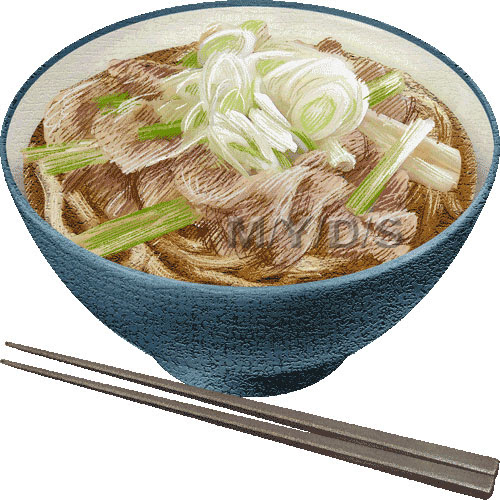 肉南蛮うどんのイラスト 条件付フリー素材集