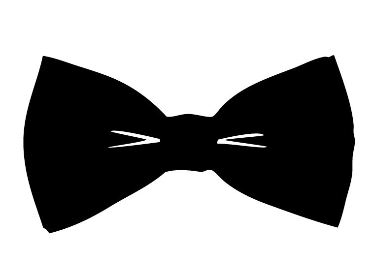Download Silhouette Bow Tie - ClipArt Best