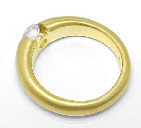 Originalfoto BRILLANT-DIAMANT-SPANN-RING 0,67ct RIVER 18K LUXUS! NEU