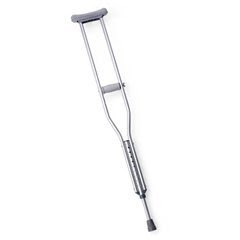 Pushbutton Crutches, Medium Adults, 5` 2 to 5` 10 Tall