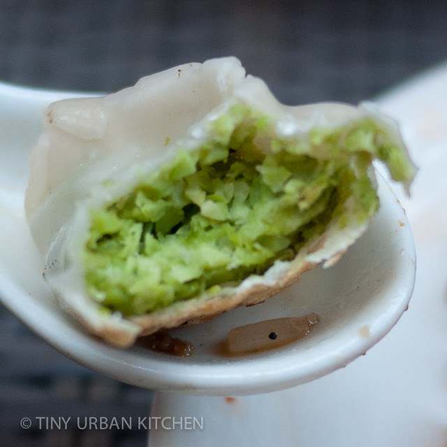 Edamame potstickers