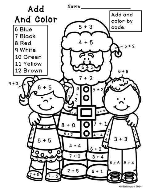  christmas math worksheets for kindergarten christmas math activities