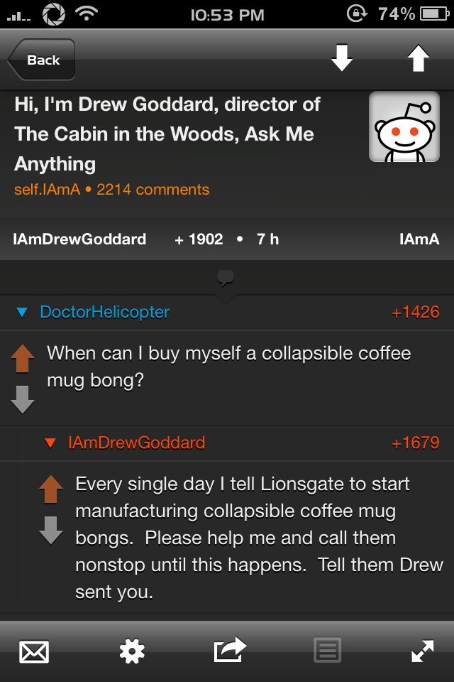 Cabin In The Woods Bong Cabin