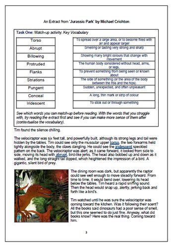 This home learning reading booklet has been designed for you to be able to type in or print out and write on. ks3 reading booklet with reading activities adventure extracts