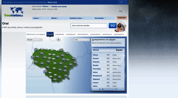 Orai klaipeda meteo