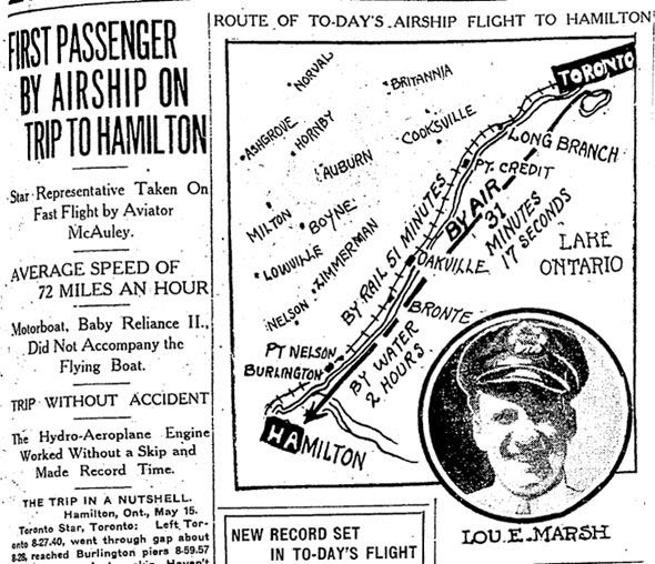 toronto sunfish aeroplane