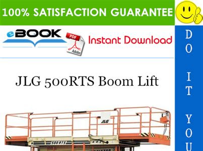 Download Link jlg scissor lifts 500rts service repair workshop manual download p n 3121103 Kindle Edition PDF